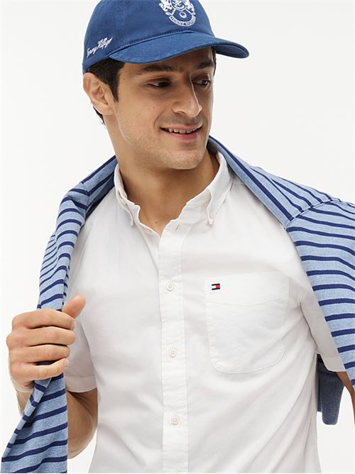 light oxford solid ss bd shirt TOMMY HILFIGER | MW0MW42285YBR